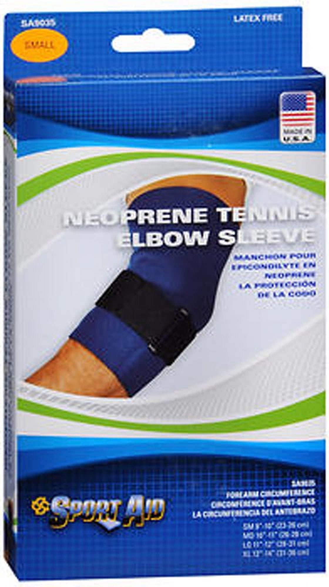 Sport Aid Neoprene Tennis Elbow Sleeve, Small