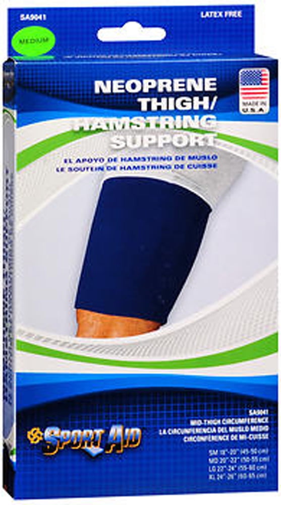 Hamstring Support Items Sport Aid Neoprene Thigh & Hamstring Support Brace, Medium HSA/FSA ...