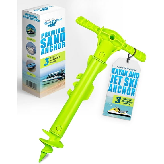 Sport Anchor - Shallow Water Anchor Pole for Boats and PWC. Easy Storage, High-Strength ABS (4' tall)