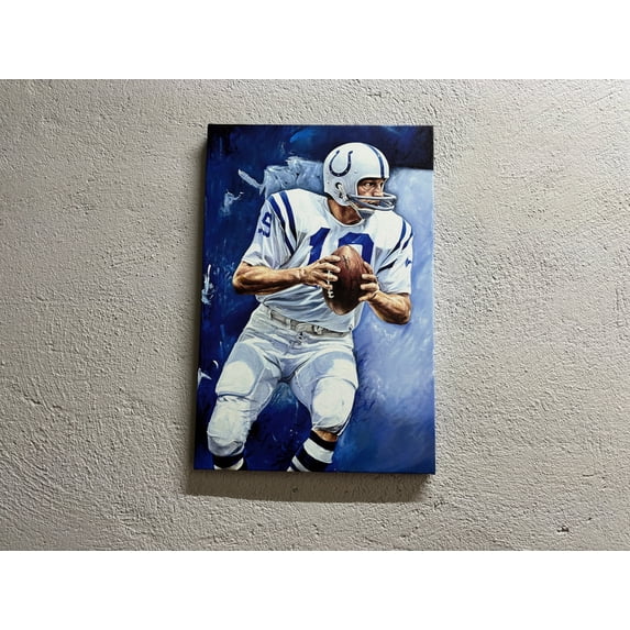 Sport Art, Motivational Canvas Art, Man Cave Art, Motivation Poster, Football Players Wall Art, Gym Printed Canvas, Canvas Wall Decor - Rolled Canvas