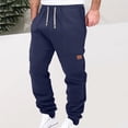 thumbnail image 1 of Sport Athletic Sweatpants for Men Adjustable Quick Dry Mens Pants with Drawstring Side Pockets Performance Pants Yoga Workout Biking Casual Plus Size Available, 1 of 7