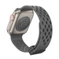thumbnail image 1 of Sport Band Compatible with Apple Watch Band 42mm 44mm 45mm 49mm for Women Men,Magnetic Silicone Breathable Wristband Replacement Strap for iWatch Ultra 2 SE Series 9 8 7 6 5 4 3 2 1,Gray, 1 of 7