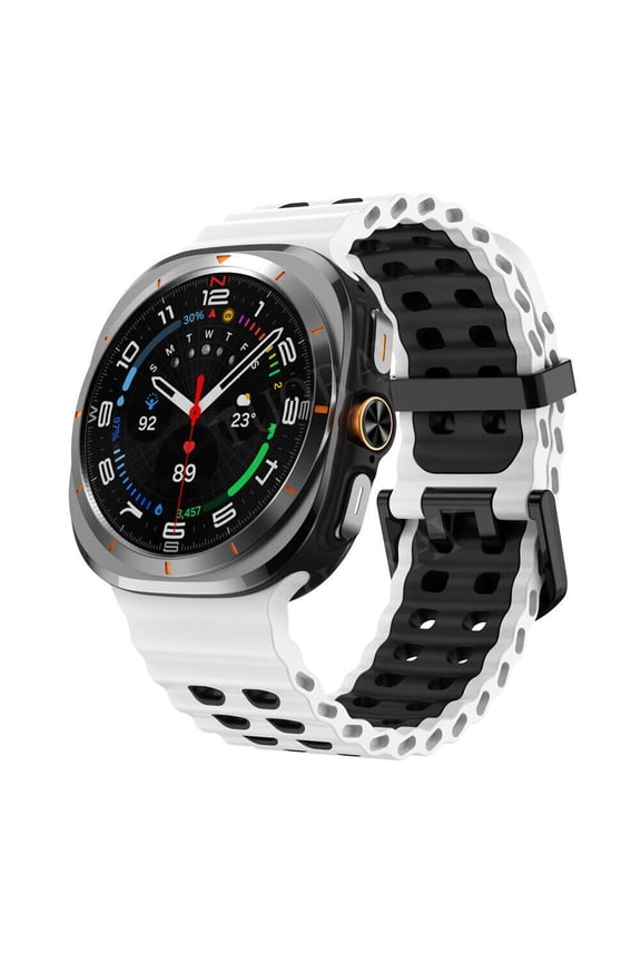 Sport Band Compatible with Samsung Galaxy Watch Ultra 47 mm, Soft Silicone Strap for Samsung Galaxy Watch 7 Ultra 47mm, Women and Men