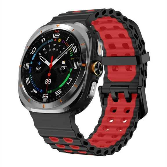 Sport Band Compatible with Samsung Galaxy Watch Ultra 47 mm, Soft Silicone Strap for Samsung Galaxy Watch 7 Ultra 47mm, Women and Men