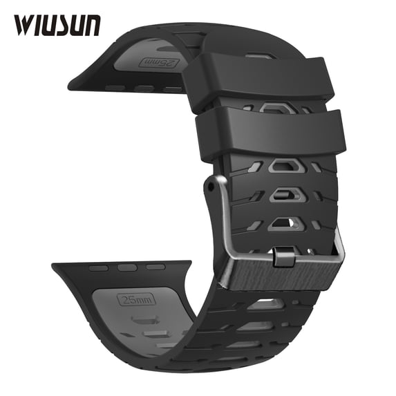 Sport Band for Apple Watch Ultra 2 49mm 46mm 45mm 44mm 42mm Breathable Rubber Strap for IWatch SE 1 2 Series 4 5 6 7 8 9 10 for Men Women
