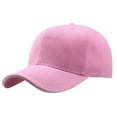 thumbnail image 1 of Sport Baseball Cap for Women Men Candy Solid Color Fashion Baseball Hat Snapback Hat Hip-Hop Adjustable Baseball Cap Visors Outdoor Sun Cap Beach Breathable Hat, 1 of 2