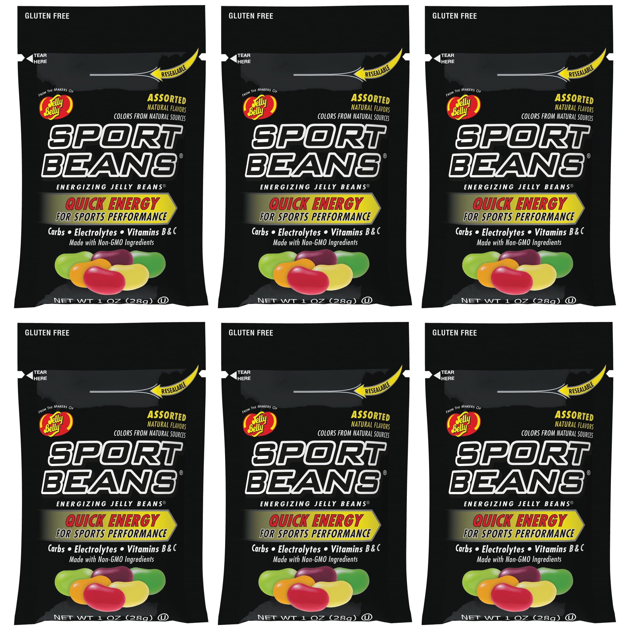 Sport Beans® Energizing Jelly Beans for Exercise with Electrolytes and