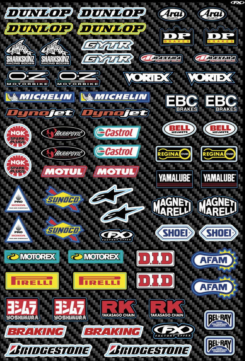 TP OCTO PRAMAC Calcomanías Pegatinas Moto GP Pramac Ducati Team Sponsor X2