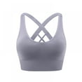 thumbnail image 1 of Sport Bra Tank Tops for Women High Support - Running Bra without Steel Ring Moisture Absorption Fitness Yoga Sports Underwear, 1 of 9