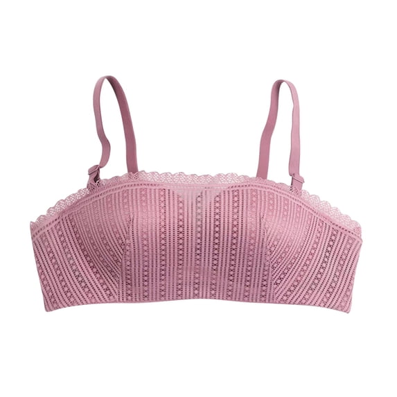 Sport Bras Women Full-Coverage Bra Feature V-Neck Training Bra Style W-1847 Pinks L