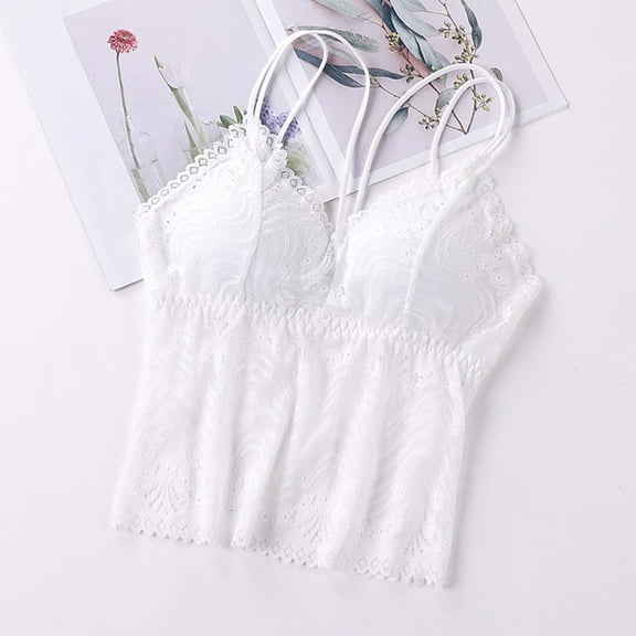 Sport Bras for Women Lightly Lined Push Up Bralettes Womens Lace Long Breathable Wireless Yoga Running Tshirt Bra