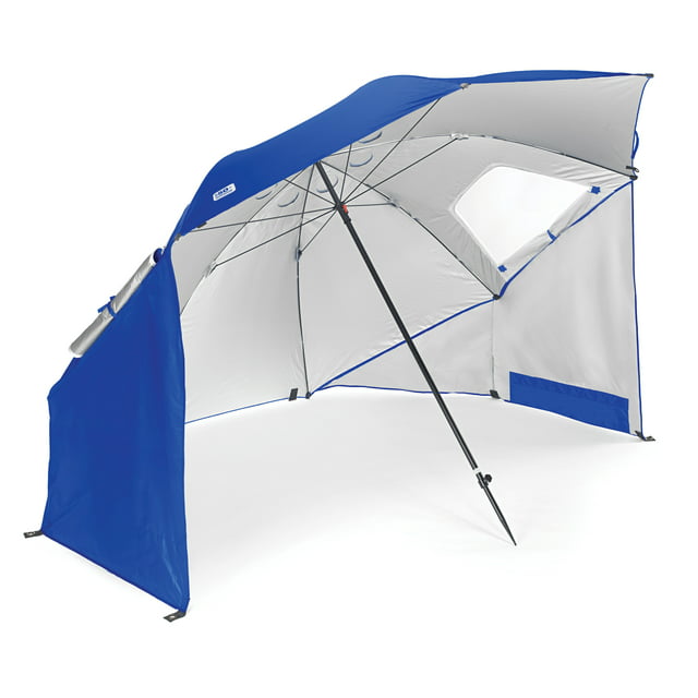 Sport-Brella Portable All-Weather & Sun Umbrella, 8 foot Canopy, Blue