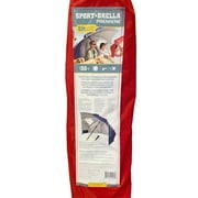Sport-Brella Premiere 8' UPF 50+ Adjustable Portable Umbrella Canopy, Red