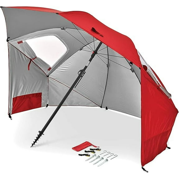 Sport-Brella Premiere Portable Sun Umbrella XL, Red