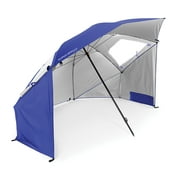 Sport-Brella Super-Brella SPF 50+ Sun and Rain Canopy Umbrella (8-Foot, Blue)