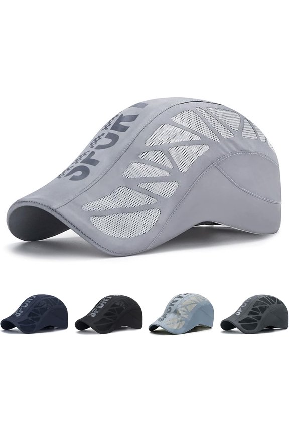 Sport Cap, Breathable Mesh Design Hat for Golf Baseball Running Cycling Outdoor Activities All Seasons
