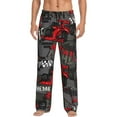 thumbnail image 1 of Sport Cars Racing Grunge Elements Men'S Pajama Pants Soft Sleep Lounge Pants Pjs Bottoms With Pockets X-Large, 1 of 6