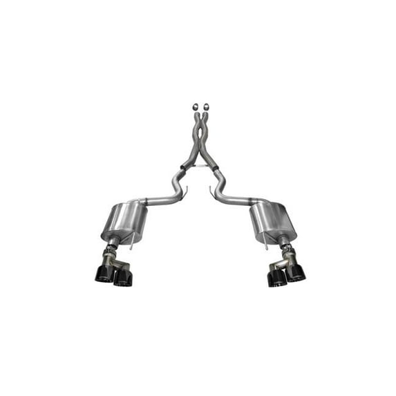 Sport Cat Back Exhaust with Quad Black Tips