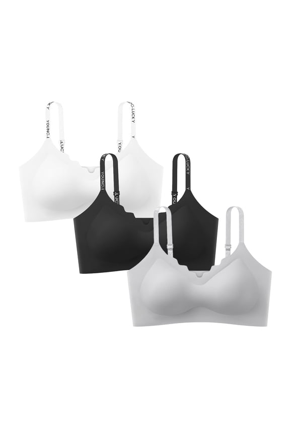 Sport Crop Cami Bras Developed Training Lightly PaddedNo Wire Tween BraAdjustable AB-Cup