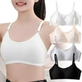 thumbnail image 1 of Light Sport Crop Cami Bras Fit for 10-15 Years for Teens & Big Girls Wire Free Push Up Sports Teen Sports Bra Adjustable Straps Fixed Pads, 1 of 4