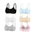 thumbnail image 1 of Light Sport Crop Cami Bras Fit for 12-16 Years Teens & Big Girls Elastic Shoulder Straps Sports Training Bras with Adjustable Straps, 1 of 5