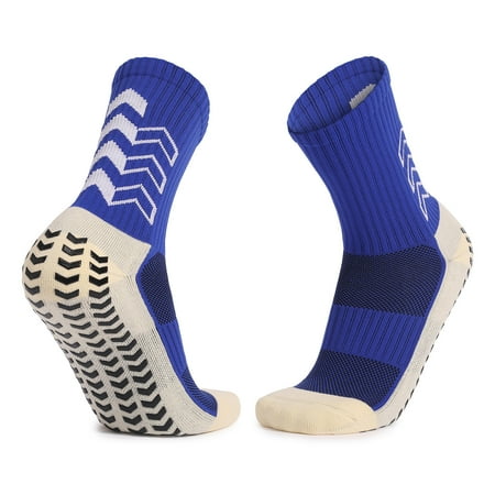 Sport Cushioned Socks Non Slip Grip for Basketball Soccer Ski Cycling Athletic Socks