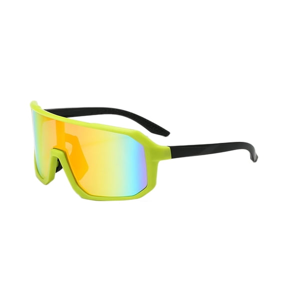Sport Cycling Glasses with HD Wide Vision, Impact-Resistant Frame, Non-Slip Comfortable Temples, Windproof and Debris Protection for Running, Biking, Outdoor Activities