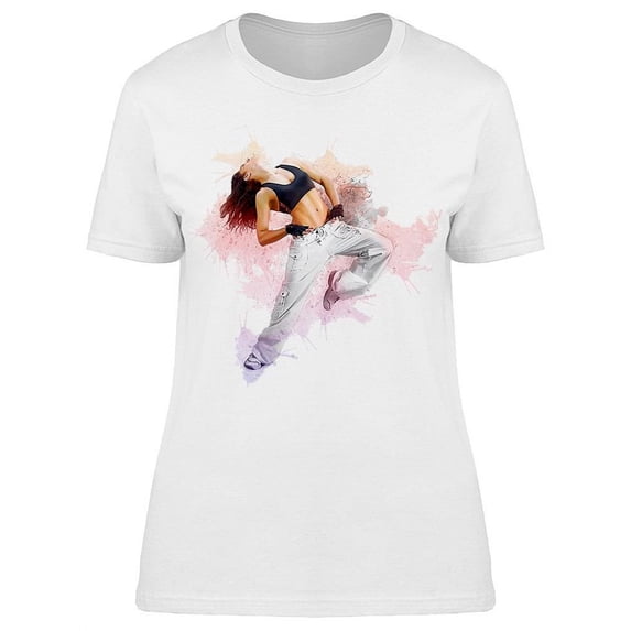 Sport Dance Hip Hop Woman T-Shirt Women -Image by Shutterstock, Female Small