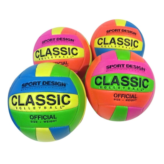 Sport Design Volleyball Mini Neon, Size 5, Blue