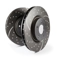 thumbnail image 1 of Sport Dimpled & Slotted Vented Rotor, 1 of 1