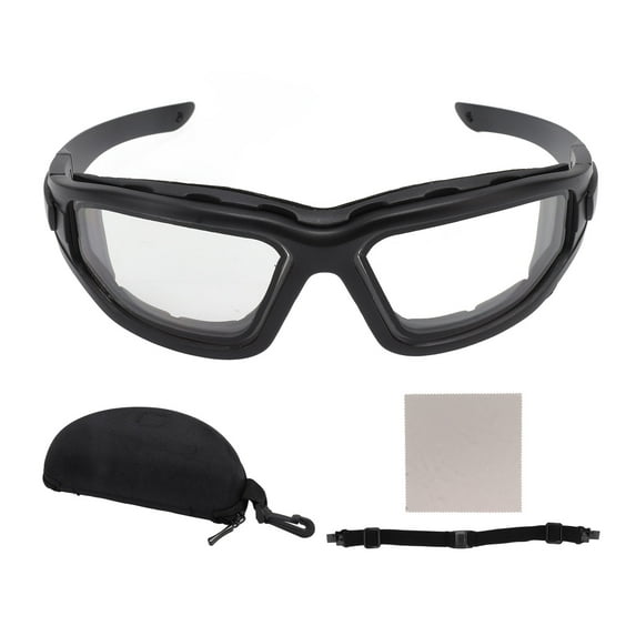 Sport Double Layer Anti-Fog Goggles, Frame Type Strap Type Detachable Dual-Purpose Goggles, Motorcycle Riding Glasses Padded Goggles UV Dustproof Windproof, Suitable for Outdoor Activities