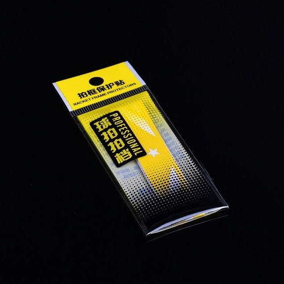 Sport Equipment Wear-resistant Badminton Accessories Racket Line Protection Anti-Friction Racket Frame Protector Racquet Guard Badminton Racket Head Protection Racquets Protective Sticker YELLOW