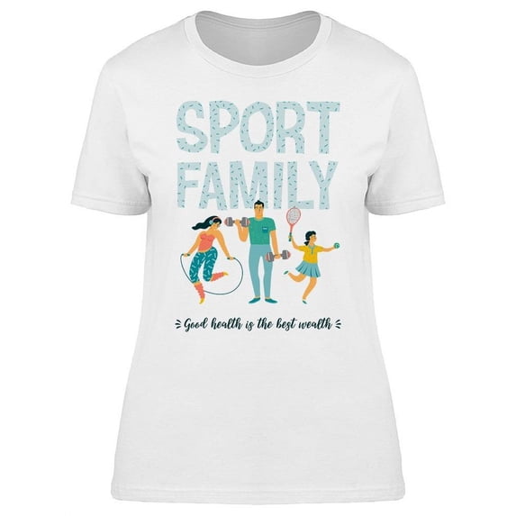 Sport Family T-Shirt Women -Image by Shutterstock, Female Small