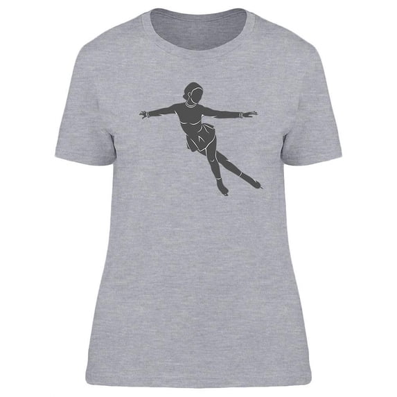 Sport Figure Skating Design T-Shirt Women -Image by Shutterstock, Female XX-Large