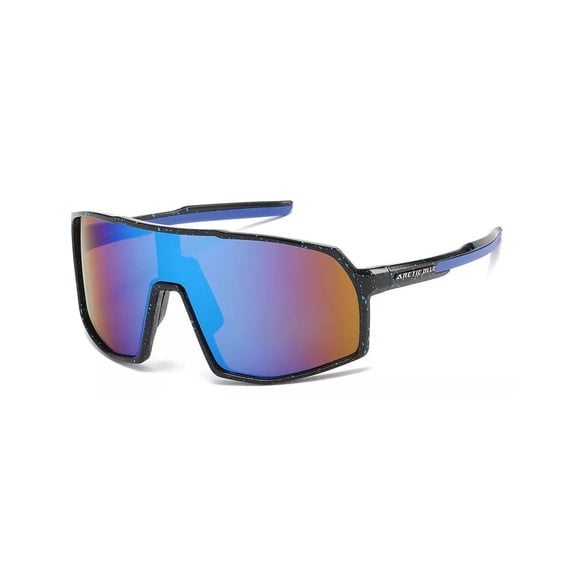 Sport HD Sunglasses Futuristic Men Women Large Wrap Around Black Frame New