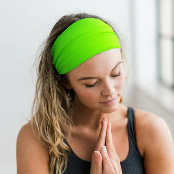 Sport Headbands for Men and Women - Sweatband & Sports Headband Moisture Wicking Workout Sweatbands for Running, Yoga