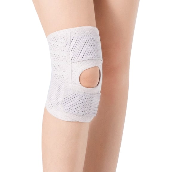 Sport Knee Brace with Metal Stabilizers Adjustable Supports Sleeve for Men Women Running Cycling Injury Recovery
