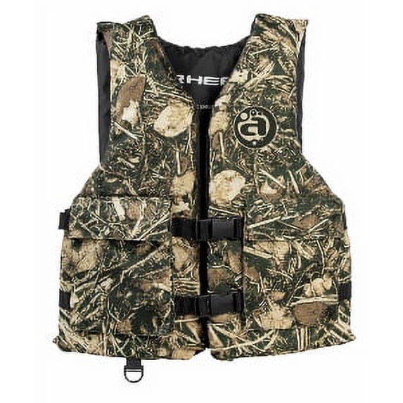 Sport Life Vest with Pockets, Super Large, Camo
