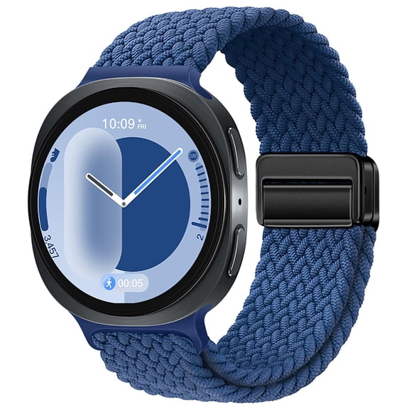 Sport Magnetic Bands Compatible with Samsung Galaxy Watch 8 Band 40mm 44mm/Galaxy Watch 8 Classic 46mm/Galaxy Watch Ultra/Ultra Band 47mm,Stretchy Nylon Braided Strap Wristband for Women Men