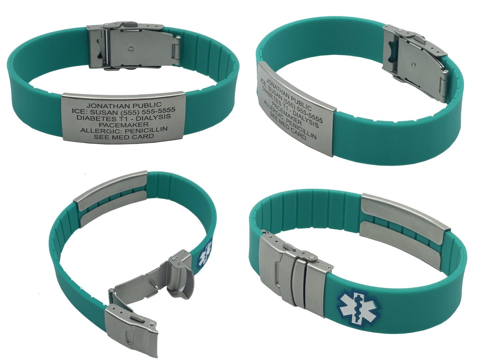 Custom 125kHz RFID Plastic Medical ID Bracelets / Smart Card - China  Silicon Bracelet, NFC Bracelet | Made-in-China.com