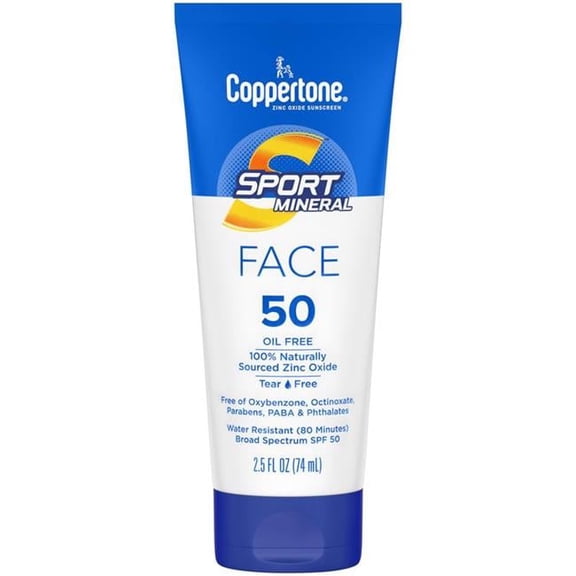Sport Mineral Face Sunscreen Lotion - 2.5 oz
