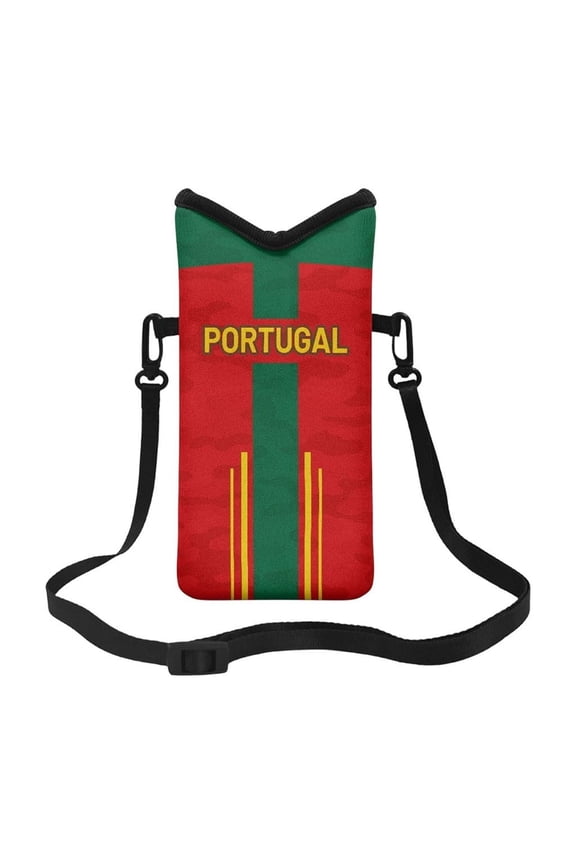Sport Mini Bag for Football Matches, Soccer Fan Sackpack with Team Print, Lightweight Nylon Drawstring Shoulder Bag for Sports Events Daily Use