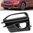 thumbnail image 1 of Sport Model Fog Light Cover For 14-17 Infiniti Q50 Left Driver Side L LH Black, 1 of 6
