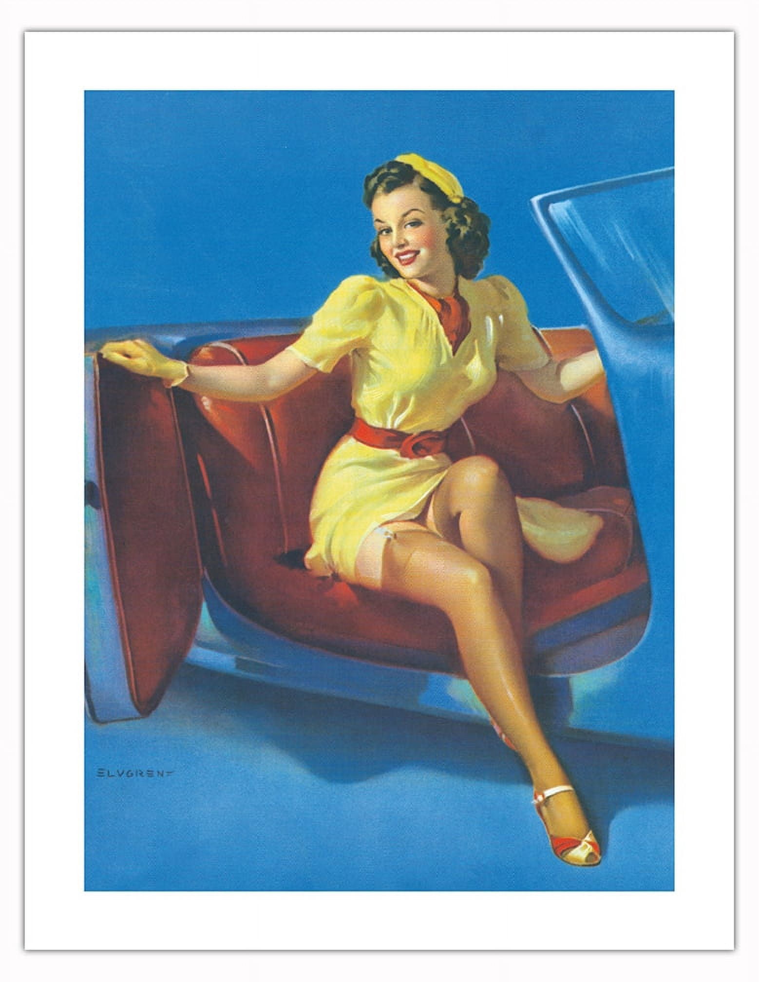 Sport-Model-Vintage-Pin-Up-