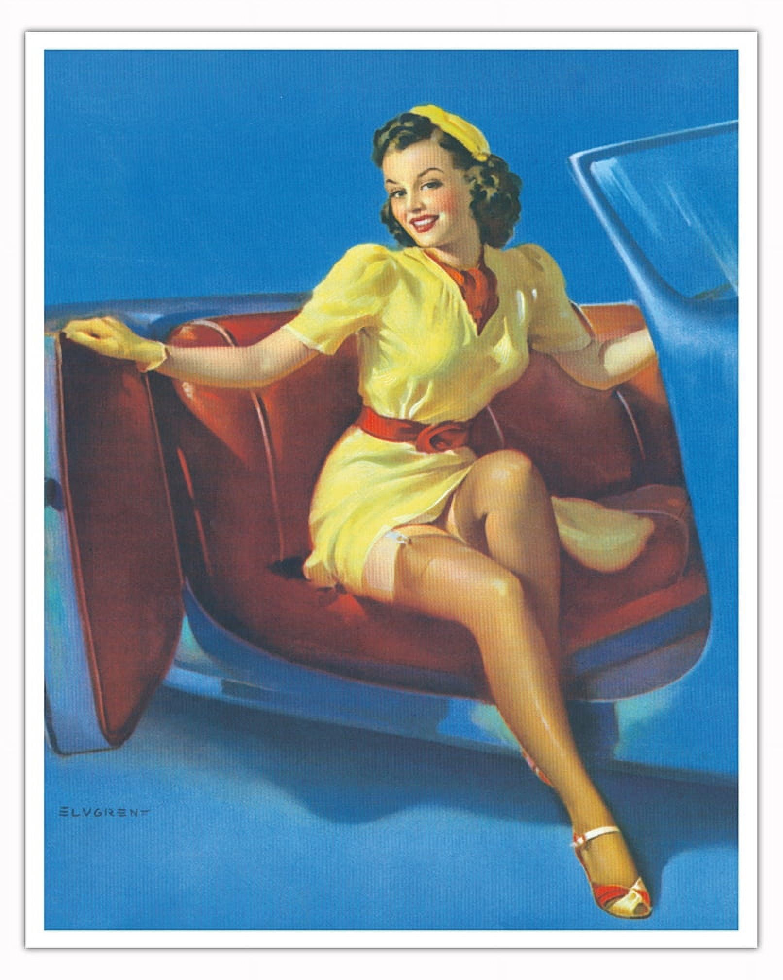 Sport-Model-Vintage-Pin-Up-