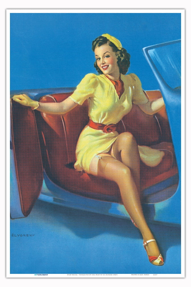 Sport-Model-Vintage-Pin-Up-