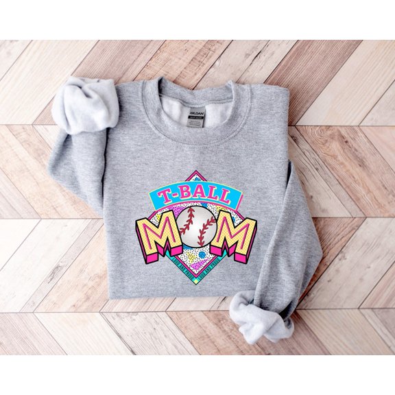 Sport Mom Shirt, T-Ball Mom T-Shirt, Baseball Tee Ball Mom, Sports Shirt, T-ball Team Moms Shirt, Game Day Mom shirt, Baseball Lover Shirt TSHIRT All Size S-5XL