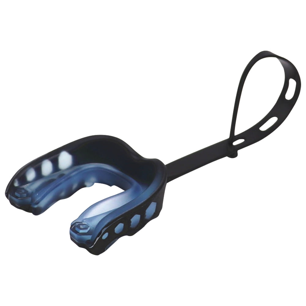 Sport Mouth Guard with Strap Football Mouthguard for Youth Adults (Blue)