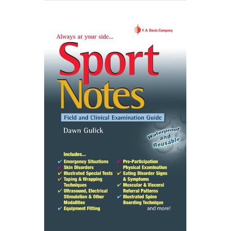 Pre-Owned Sport Notes: Field and Clinical Examination Guide 9780803618756 0803618751 Paperback First Edition edition