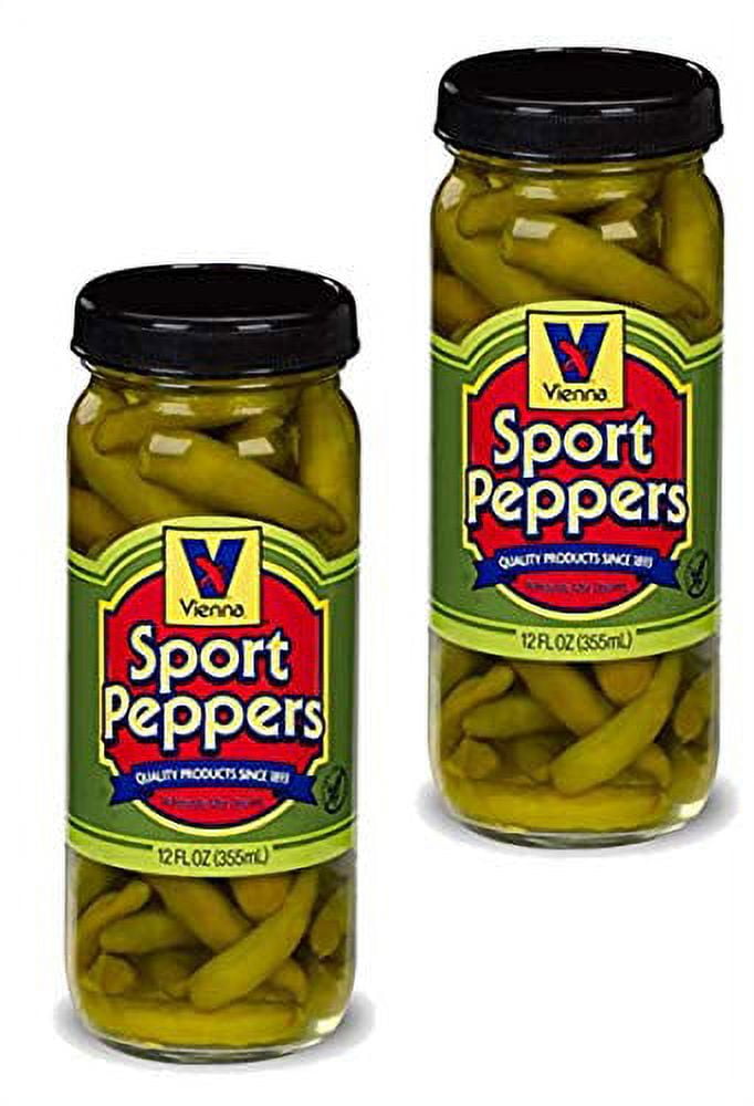 Sport Peppers For Chicago Style Dogs, 2Pack 12 Fl. Jars